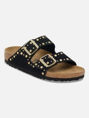 NEW Birkenstock Arizona Rivets Suede Leather Unisex Adults